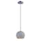 Maxim Lighting Crete 1-Light 7" Wide Polished Chrome Pendant Light 12390GYPC - alternate 1